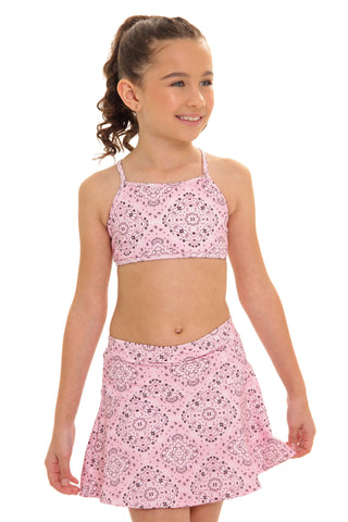 SAIA SHORT BANDANA ROSA
