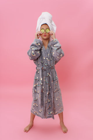 RAINBOW POLAR ROBE *GLOW IN THE DARK*