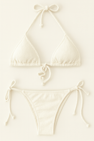 Biquini Cortininha Off White